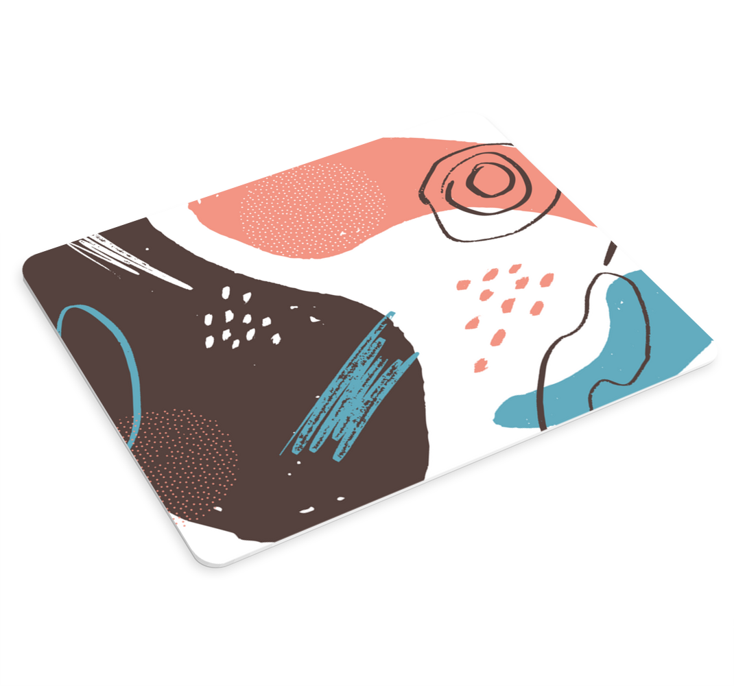 垃圾墙艺术画笔原始鼠标垫 - TenStickers