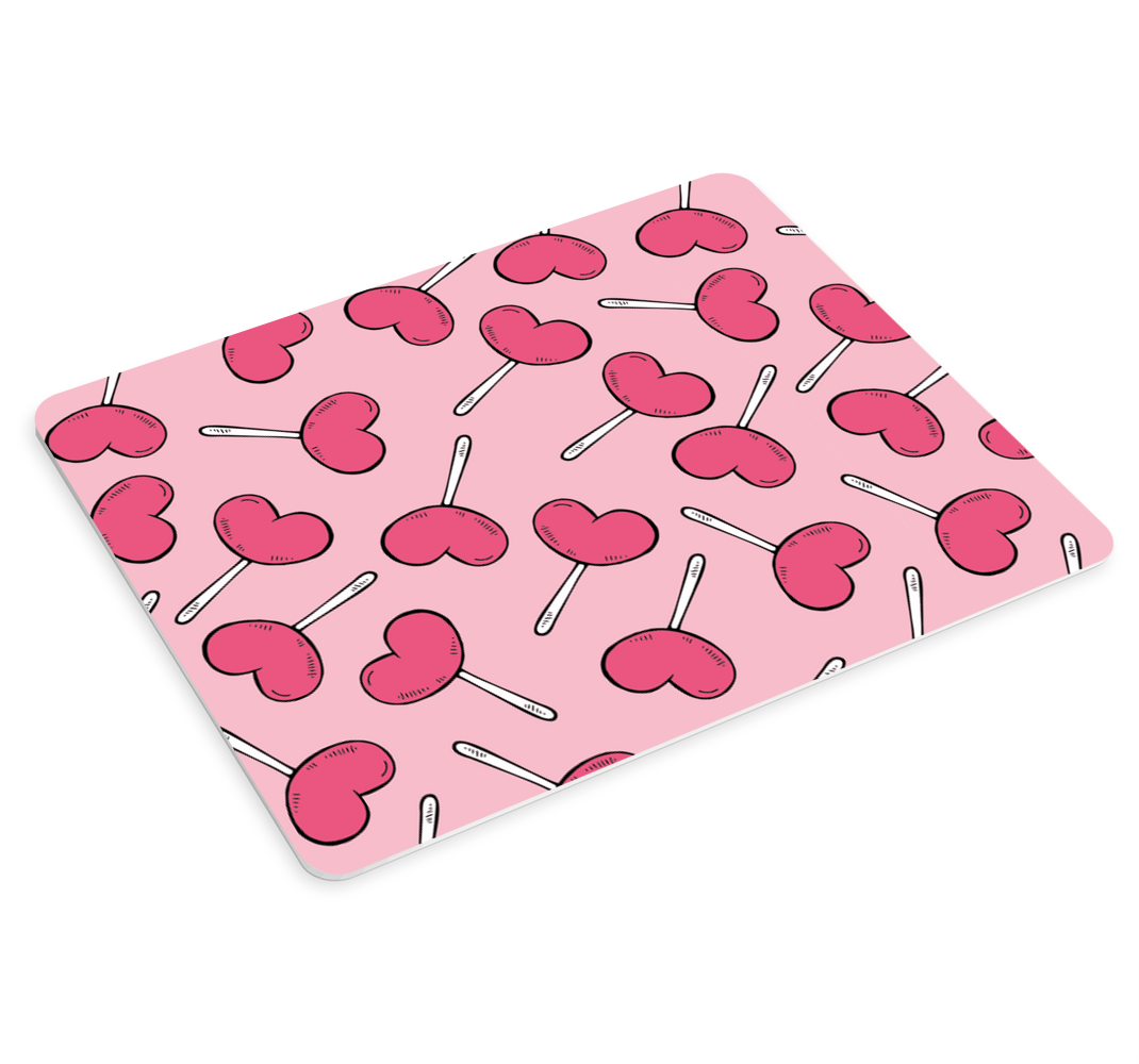 Alfombrilla de ratón texturas Piruletas en forma de hogar - TenVinilo