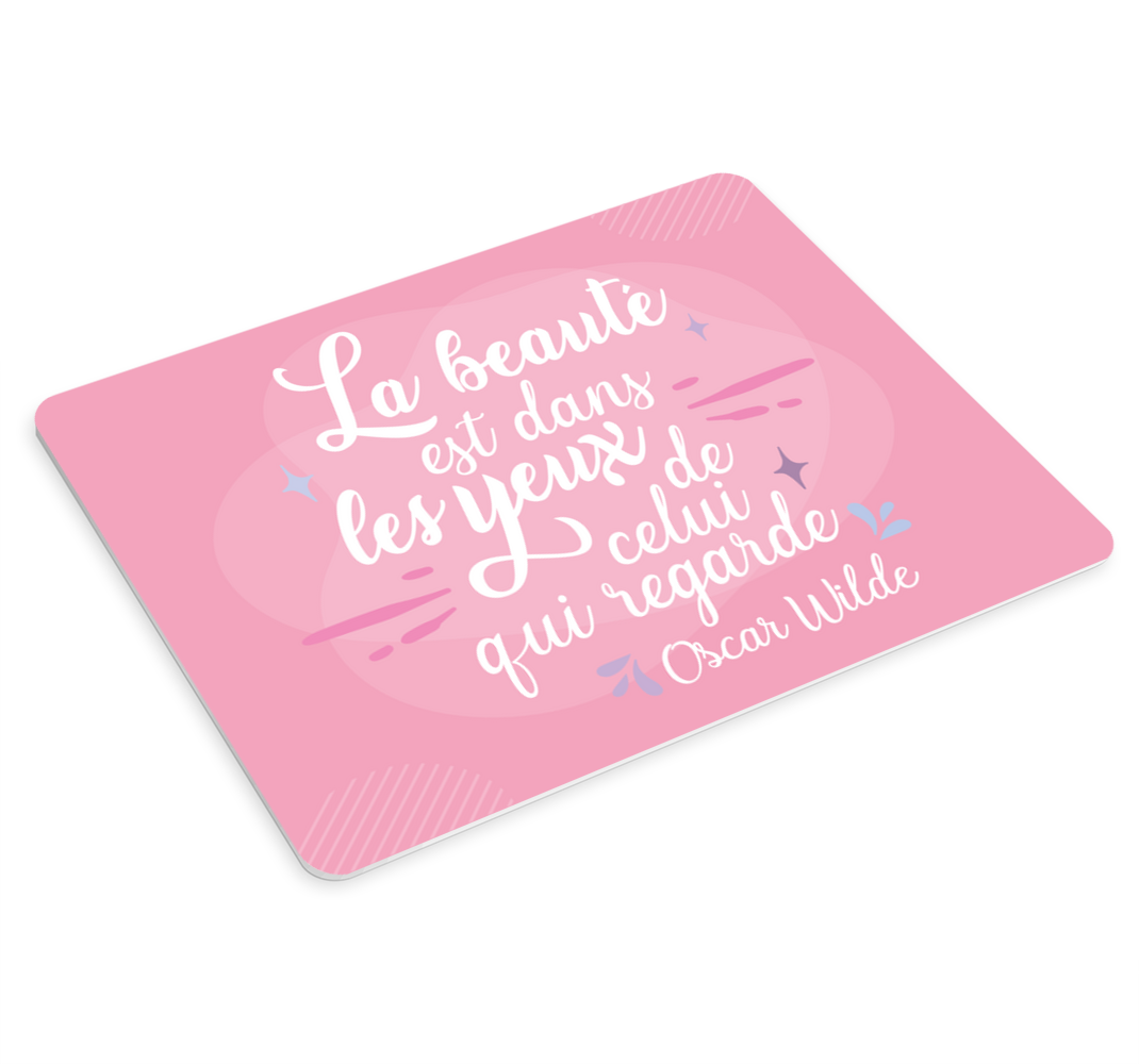 Tapis de souris citation dicton d'amour sauvage - TenStickers