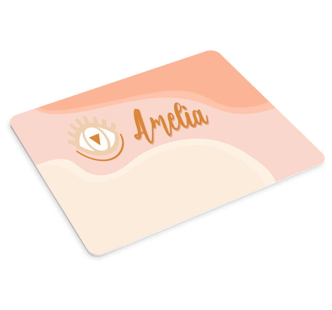 "Boho" warm colors abstraction XXL mouse pad - TenStickers