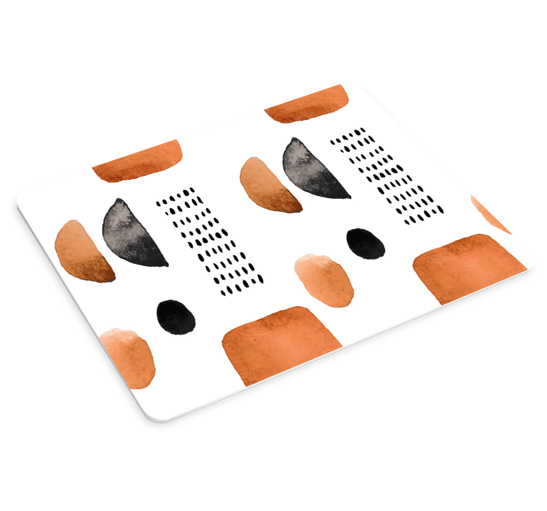 "Boho" natural colors abstract mouse pad - TenStickers