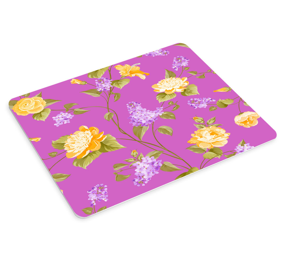 Mouse pad patterns floral colorful design - TenStickers
