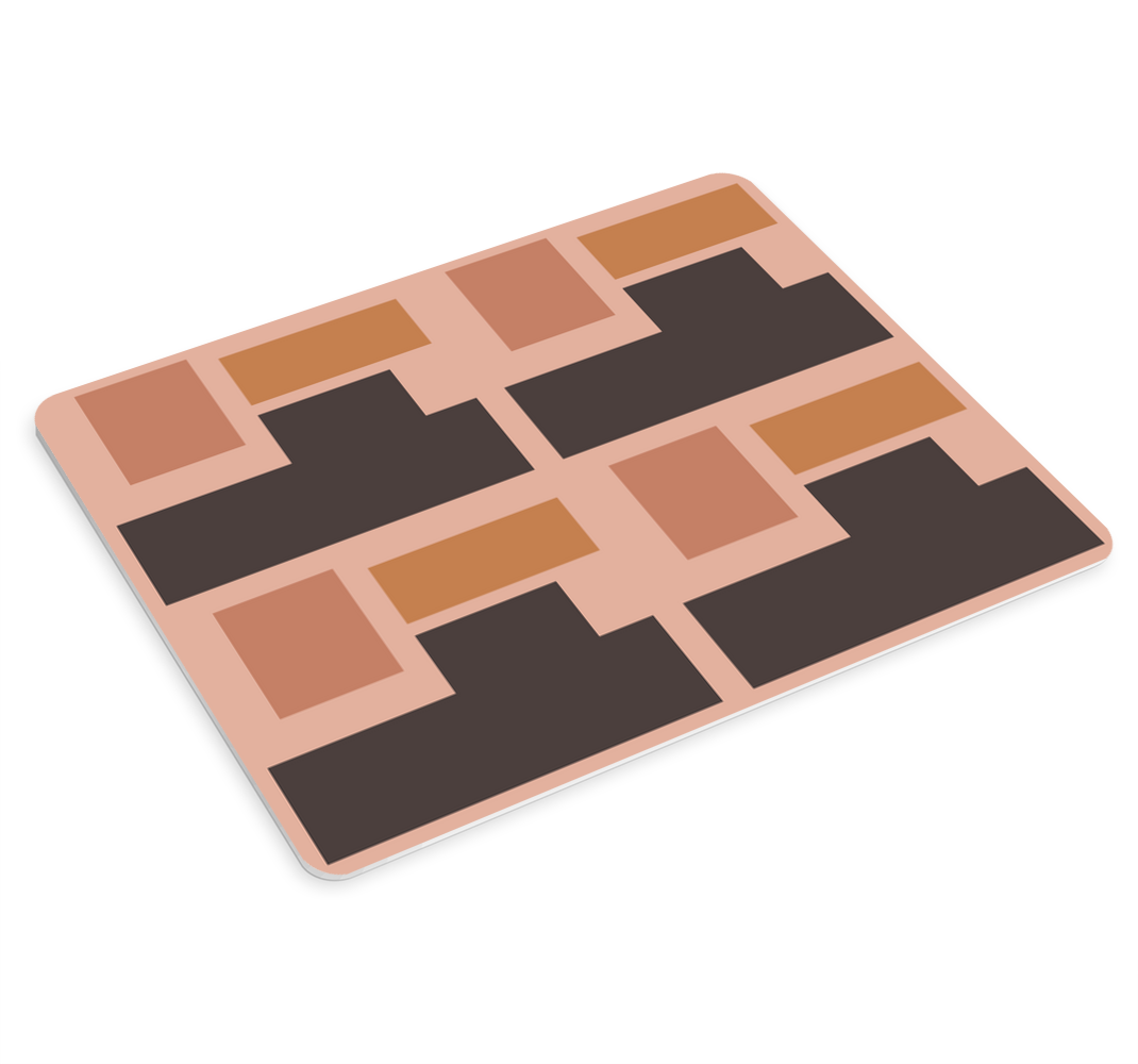 Mouse pad patterns geometric color squares - TenStickers