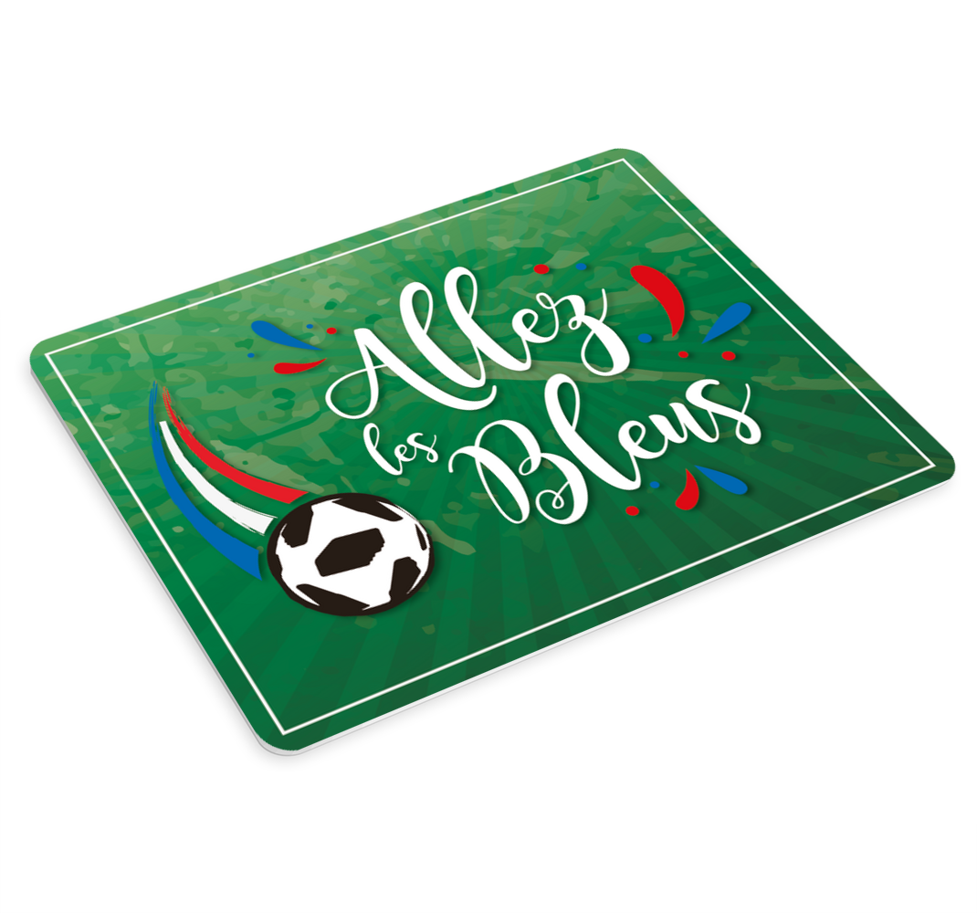 Tapis de souris Allez les bleus - TenStickers
