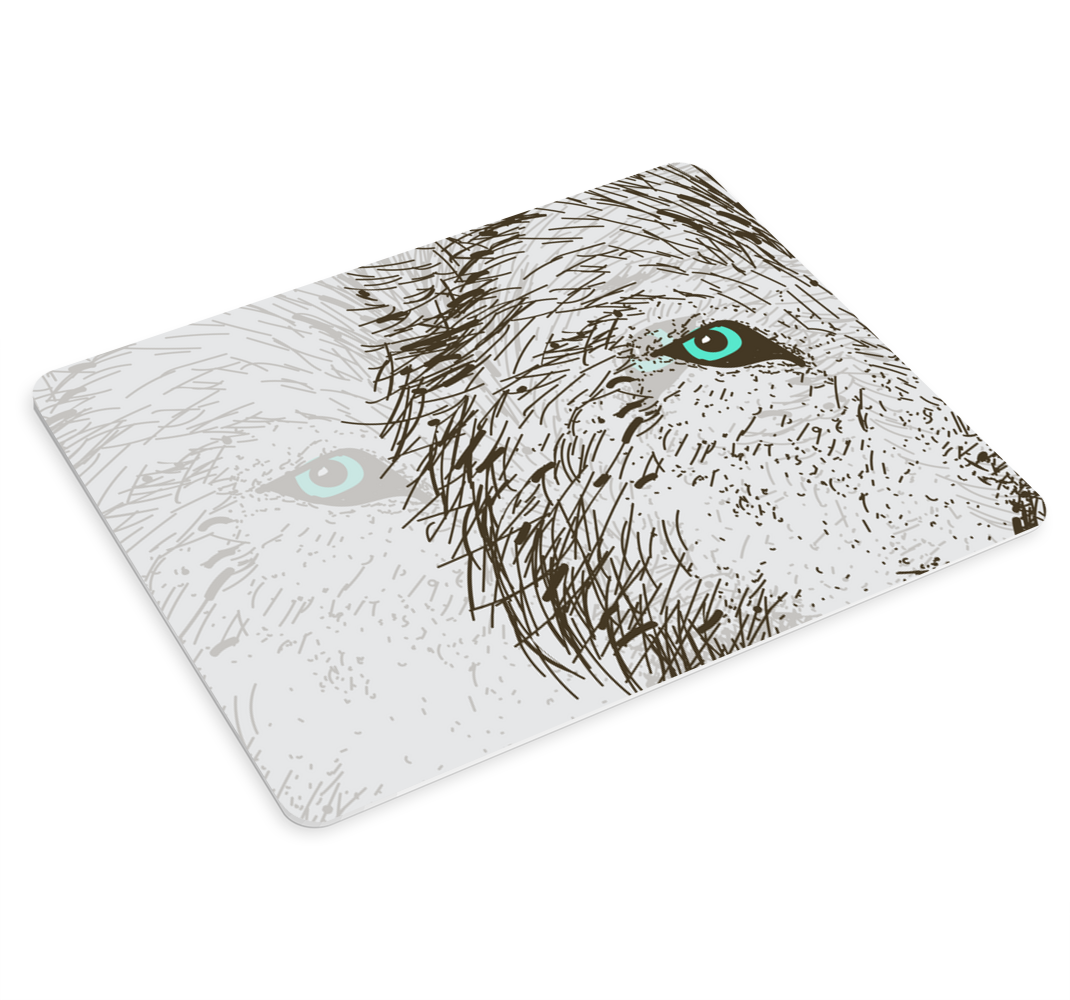 Podkładka pod mysz Europejski dziki wilk - TenStickers