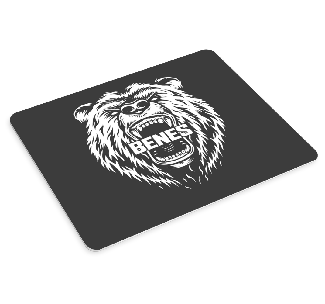 Podložka pod myš medveď a text - Tenstickers