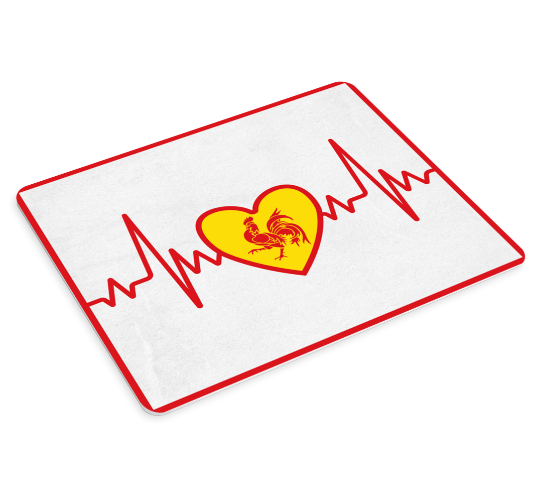 Tapis de souris original J'aime la Wallonie - TenStickers
