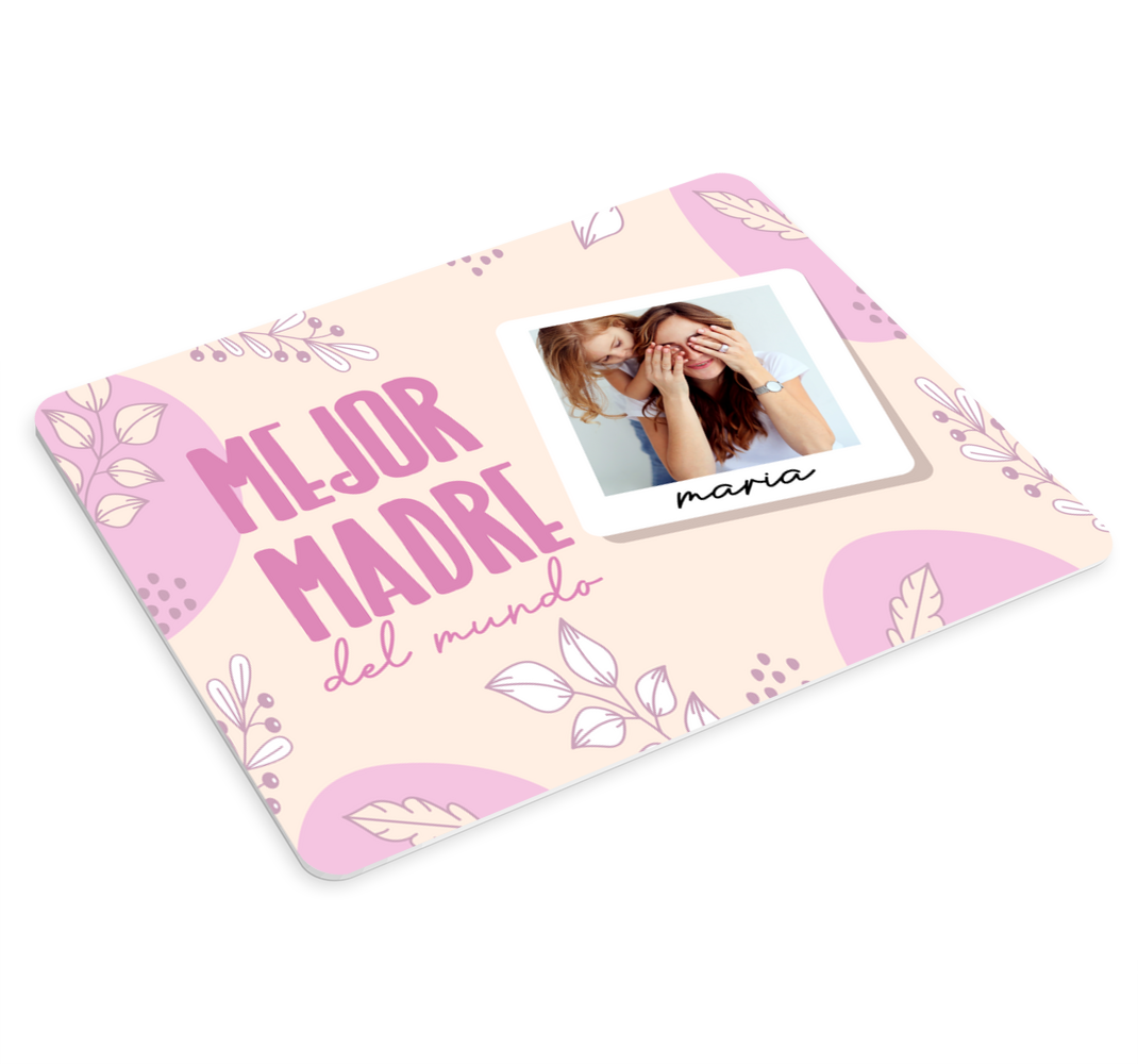 Alfombrilla de ratón personalizable mejor madre - TenVinilo