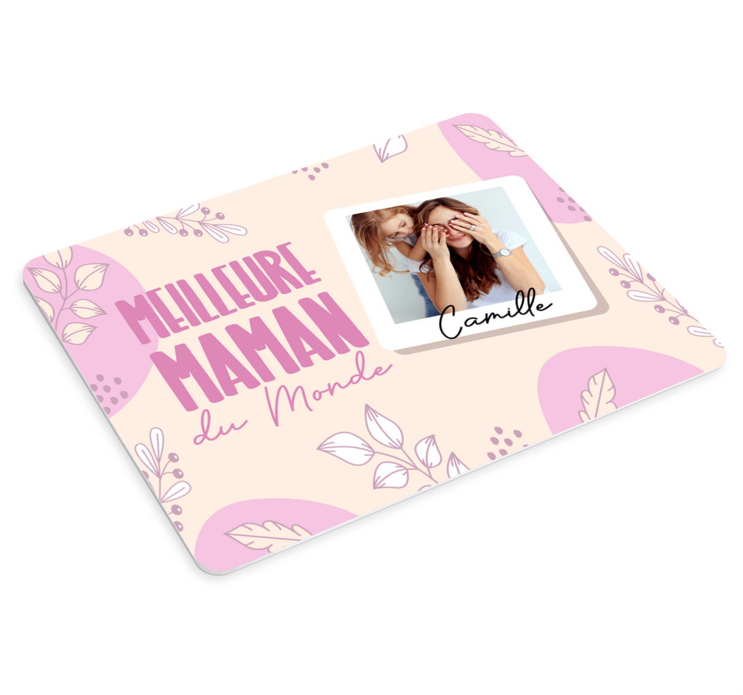 Tapis de souris avec nom Meilleure Maman - TenStickers