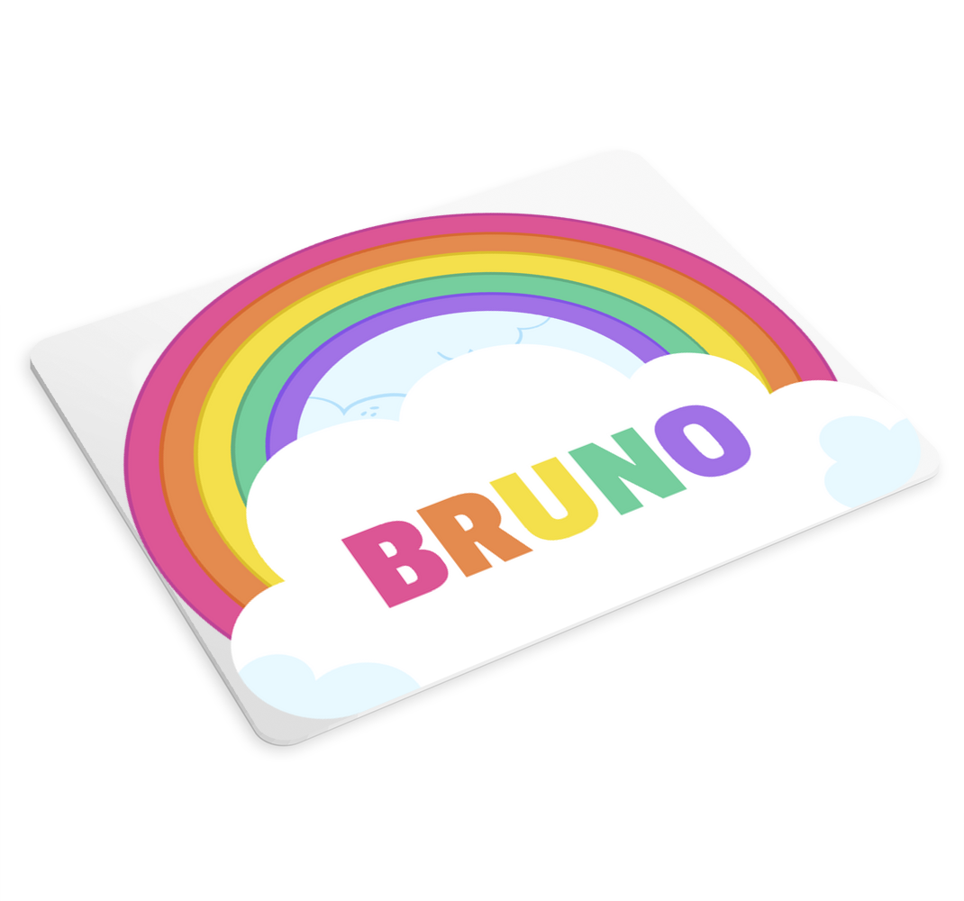 Tappetino mouse personalizzato arcobaleno - TenStickers