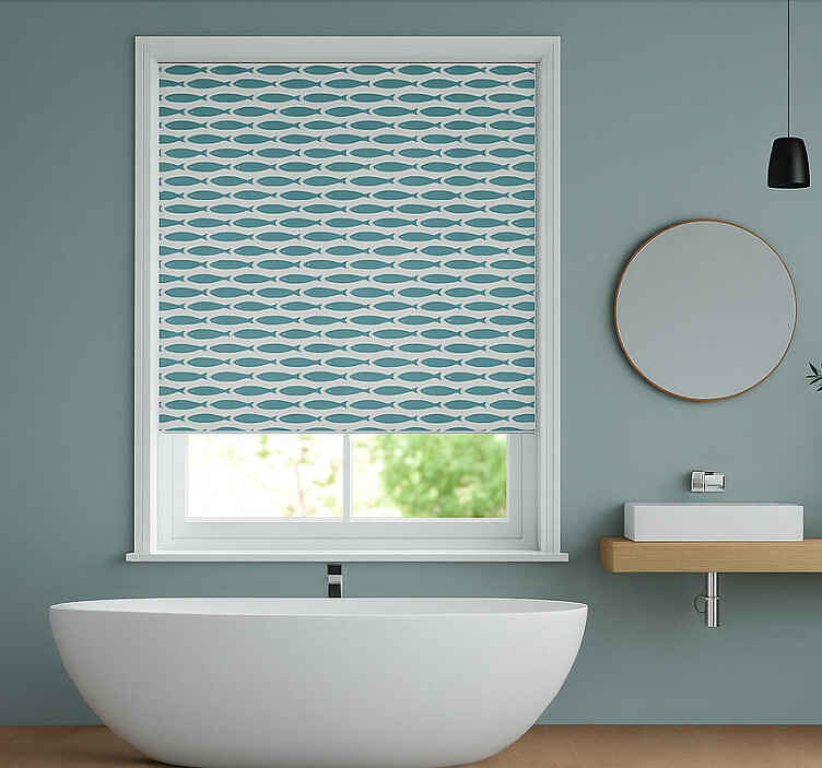 Store enrouleur salle de bain oscurante acqua - TenStickers