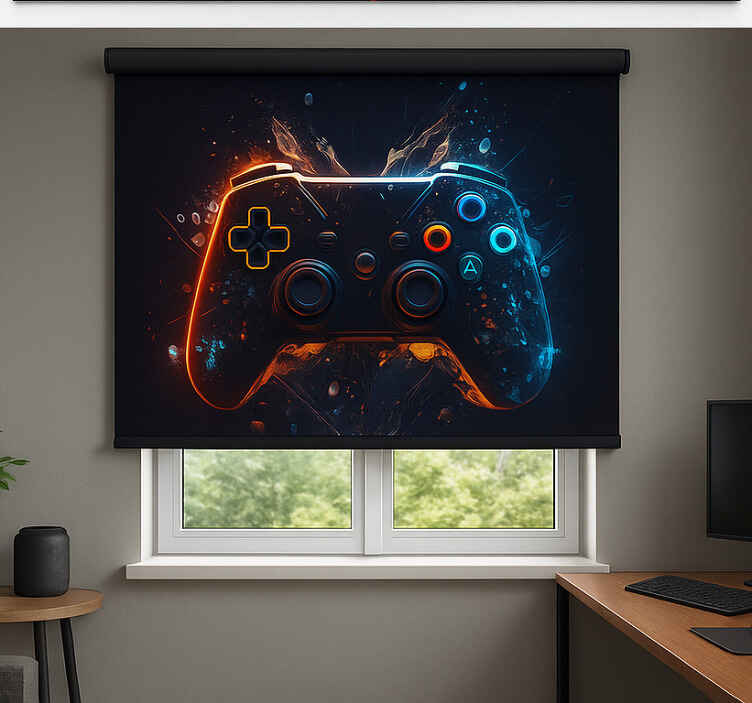 Fire and ice controller blind geek - TenStickers