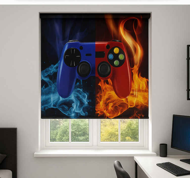 Konzole pro oheň a led Roleta Geek - TenStickers