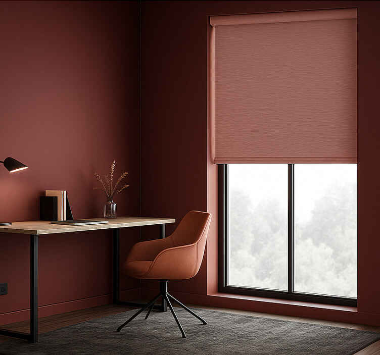 Store enrouleur bureaux rose poussiéreux moderne - TenStickers