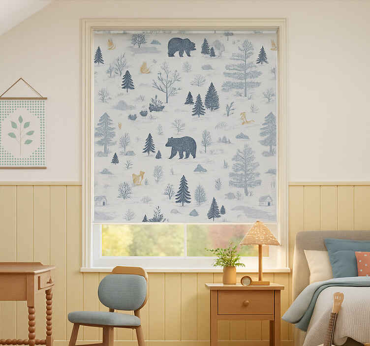 Stores nordiques ours dans les forêts scandinaves - TenStickers