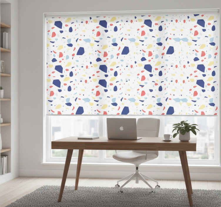 Rolgordijn thuis kantoor elegant terrazo - TenStickers
