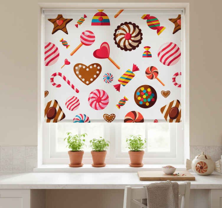 Store enrouleur cuisine motifs sucrés - TenStickers