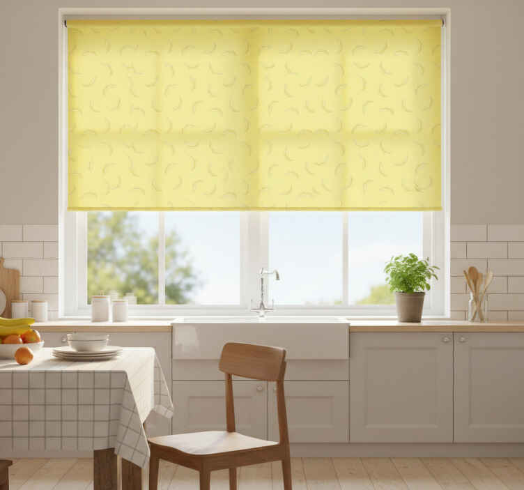 Store enrouleur cuisine motif banane - TenStickers