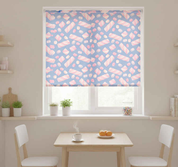Küchenfenster rollo in chamallow farbe - TenStickers