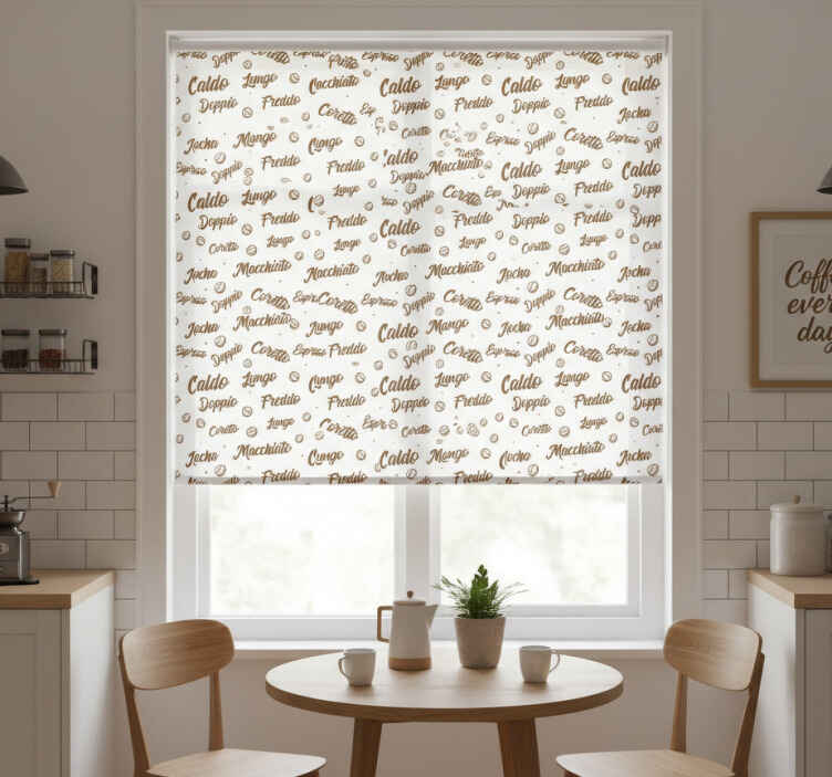 Küchenfenster rollo kaffee für jeden tag - TenStickers