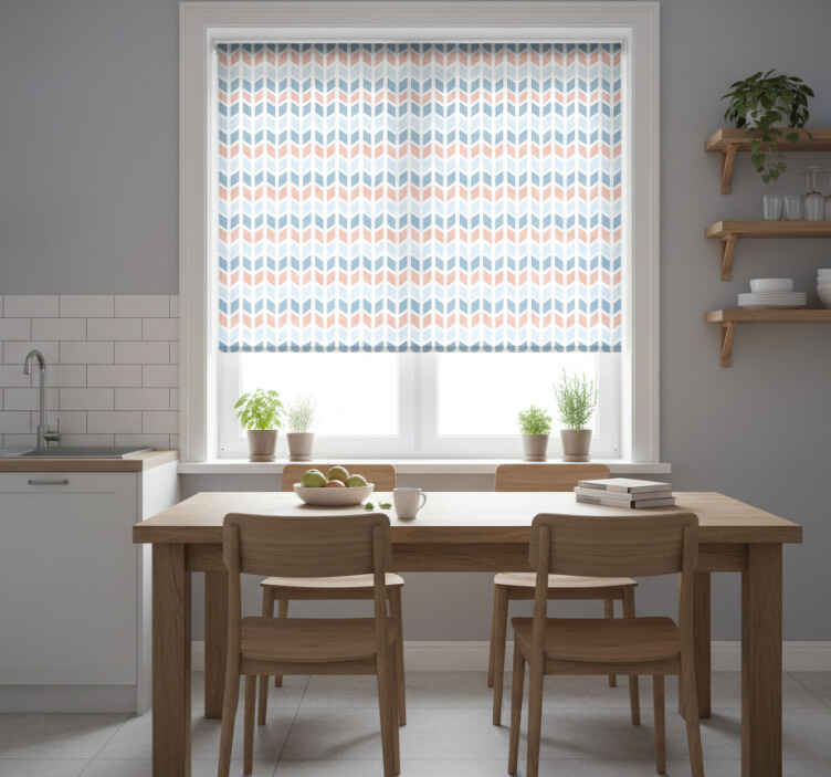 Store enrouleur cuisine flèches verticales nordiques - TenStickers