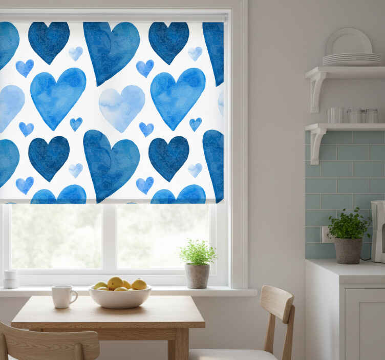 Küchenfenster rollo herzchenzauber - TenStickers