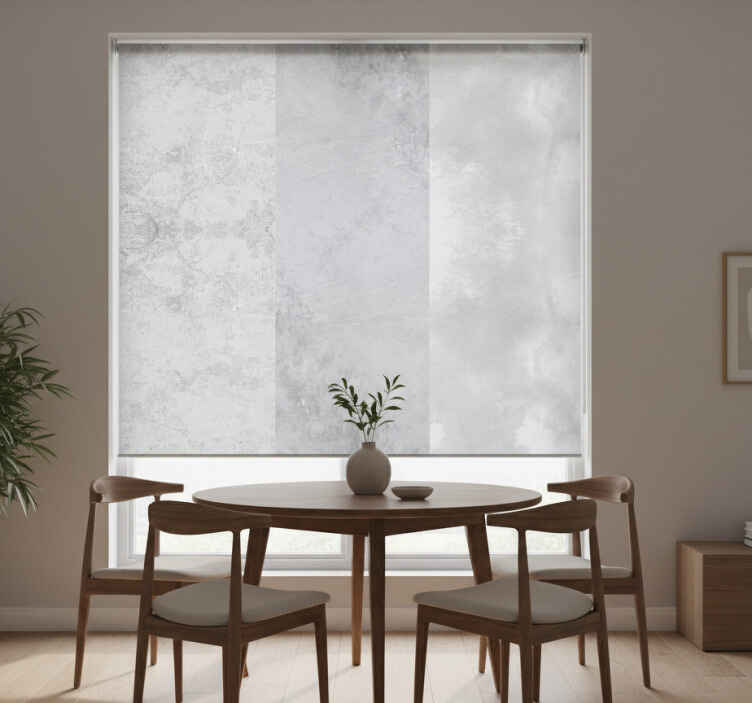 Persiana enrollable para comedor sombras grises - TenVinilo