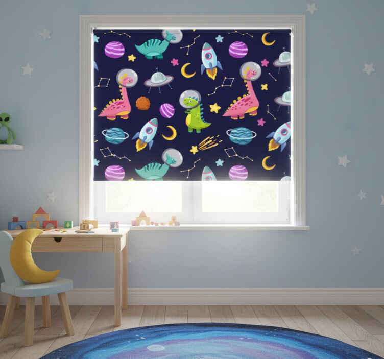 Persiana enrollable infantil aventura espacial - TenVinilo