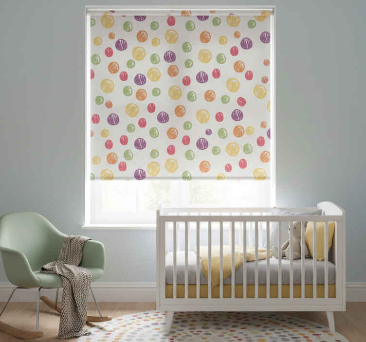 Blind children colorful polka dots pattern - TenStickers