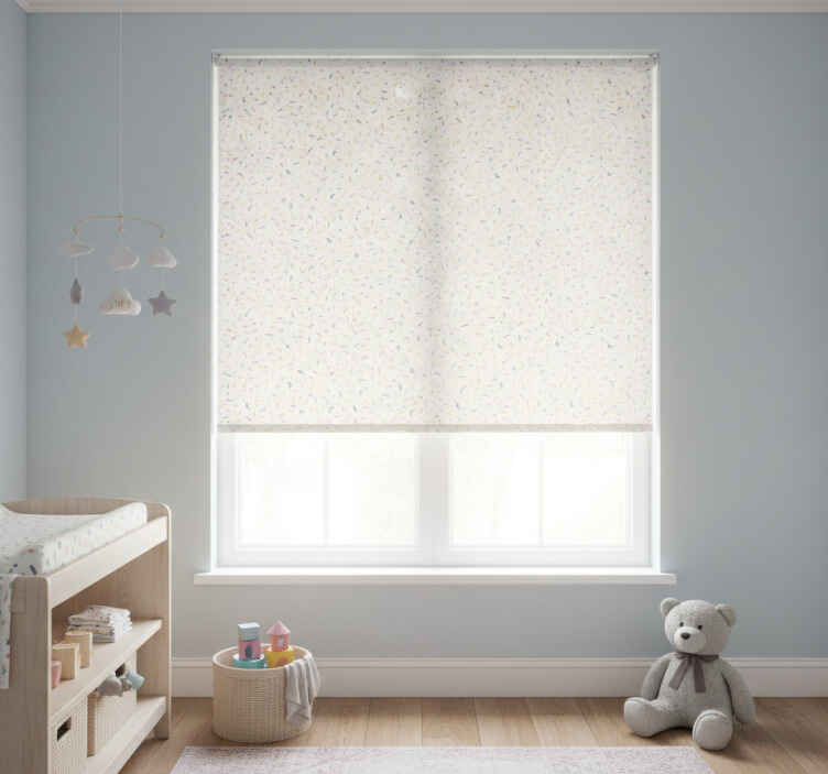 Children room roller blind colorful sprinkles pattern - TenStickers
