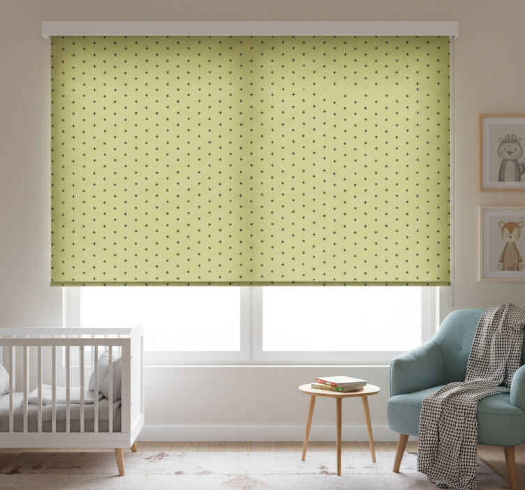 Children room roller blind starry night - TenStickers