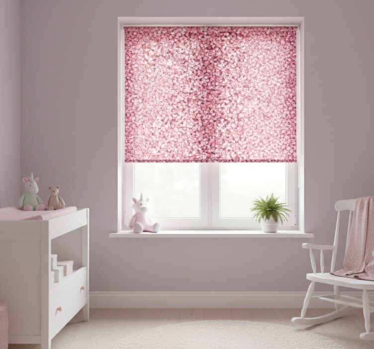 Store enrouleur chambre enfant Étincelle rose - TenStickers