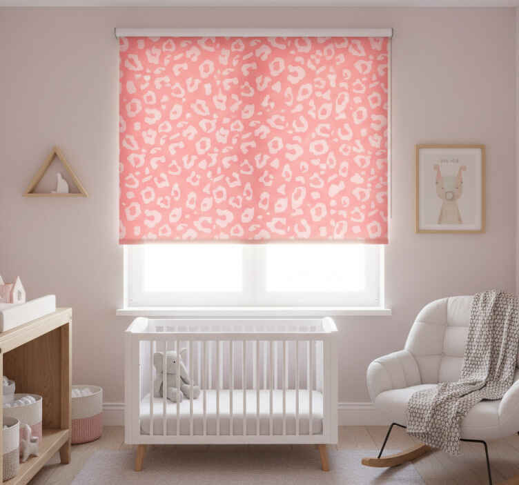 Persiana enrollable infantil textura leopardo - TenVinilo