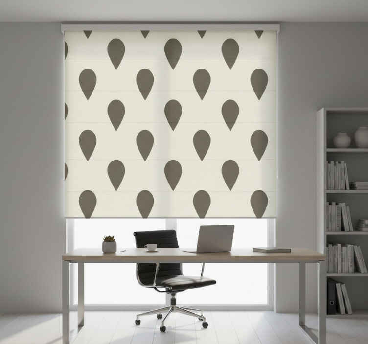 Store enrouleur bureaux motif géométrique - TenStickers