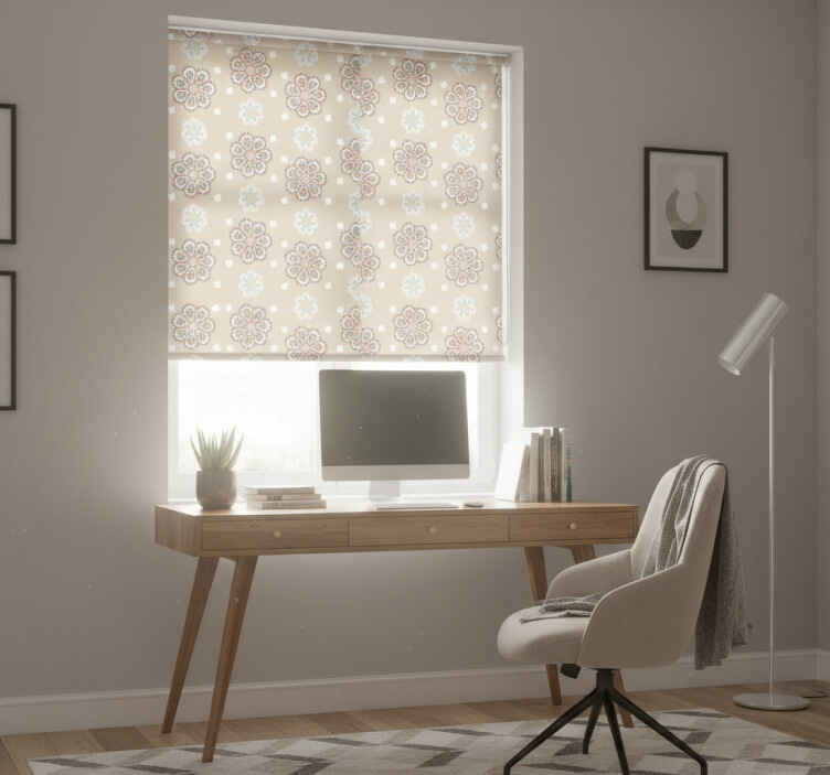 Store enrouleur bureaux motif élégant "granny chic" - TenStickers