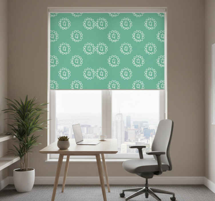 Store enrouleur bureaux symbole magnifique du cœur - TenStickers