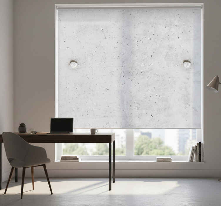 Store enrouleur bureaux effet béton - TenStickers