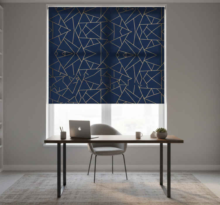 Blind office geometric shapes - TenStickers