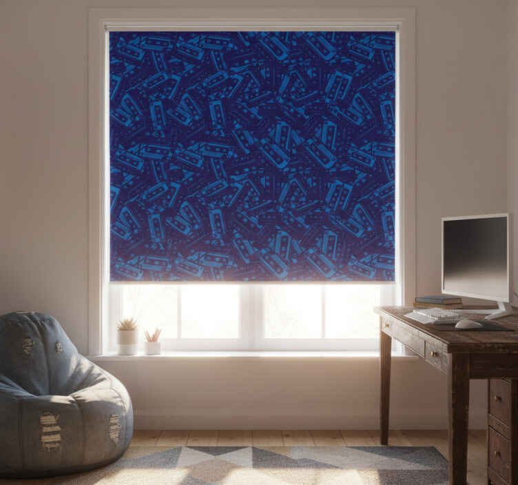 Teenage bedroom roller blind cassette - TenStickers
