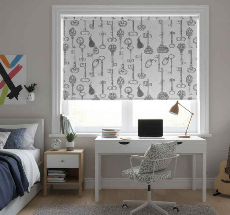 Estore de rolo juvenil chaves diferentes - TenStickers