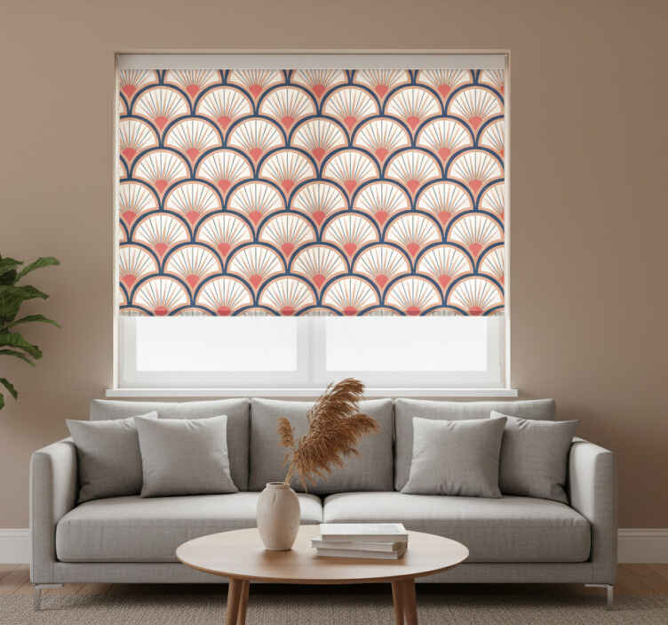 Modern roller blind with elegance in arches - TenStickers