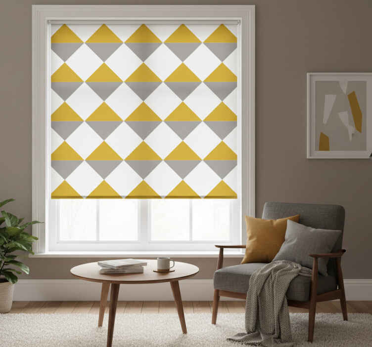 Store enrouleur moderne bloc de couleurs glam pantone - TenStickers