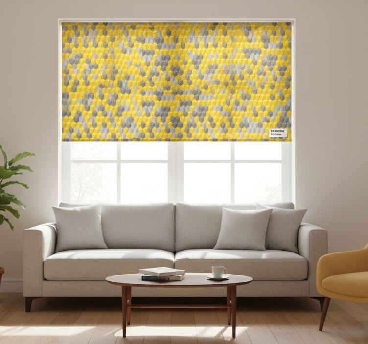Store enrouleur moderne blocs de construction pantone - TenStickers