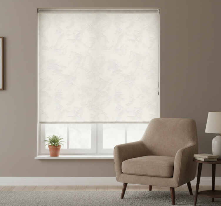 Γκρι ρολό κουρτίνας από βουρτσισμένο αρctic stucco - TenStickers