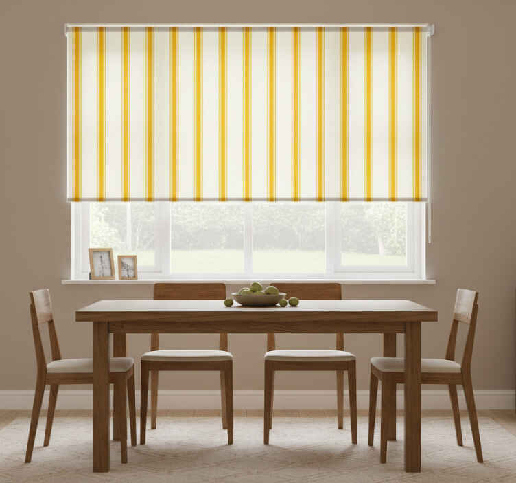 Blind yellow vertical stripes - TenStickers