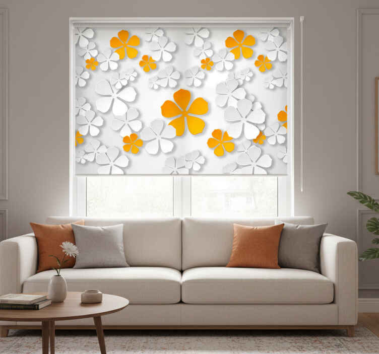 White blind with vibrant contrast - TenStickers