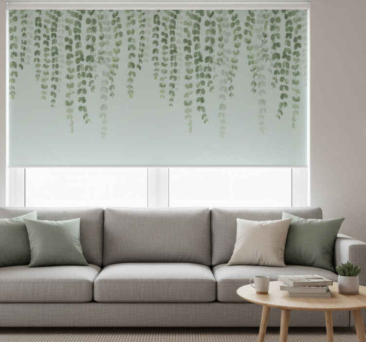 Store enrouleur bureau plantes élégantes suspendues - TenStickers