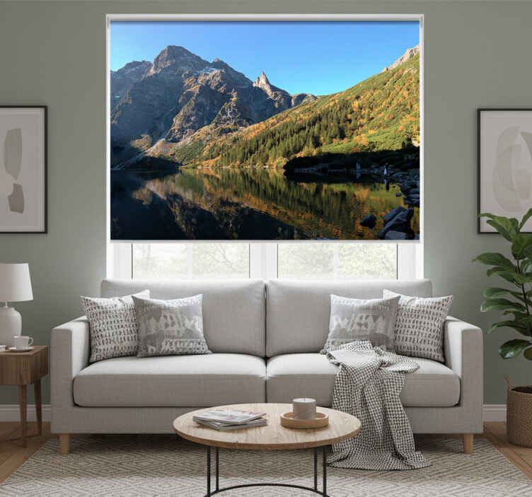 Zöld redőnyök tavaszi morskie oko stílusban - TenStickers