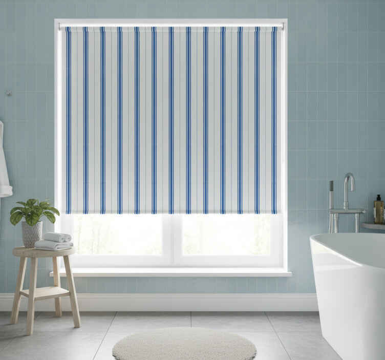 Estore de rolo azul em tons de azul - TenStickers