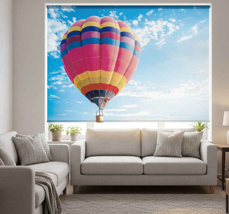 Rullegardin stue vintage ballongrace - Tenstickers